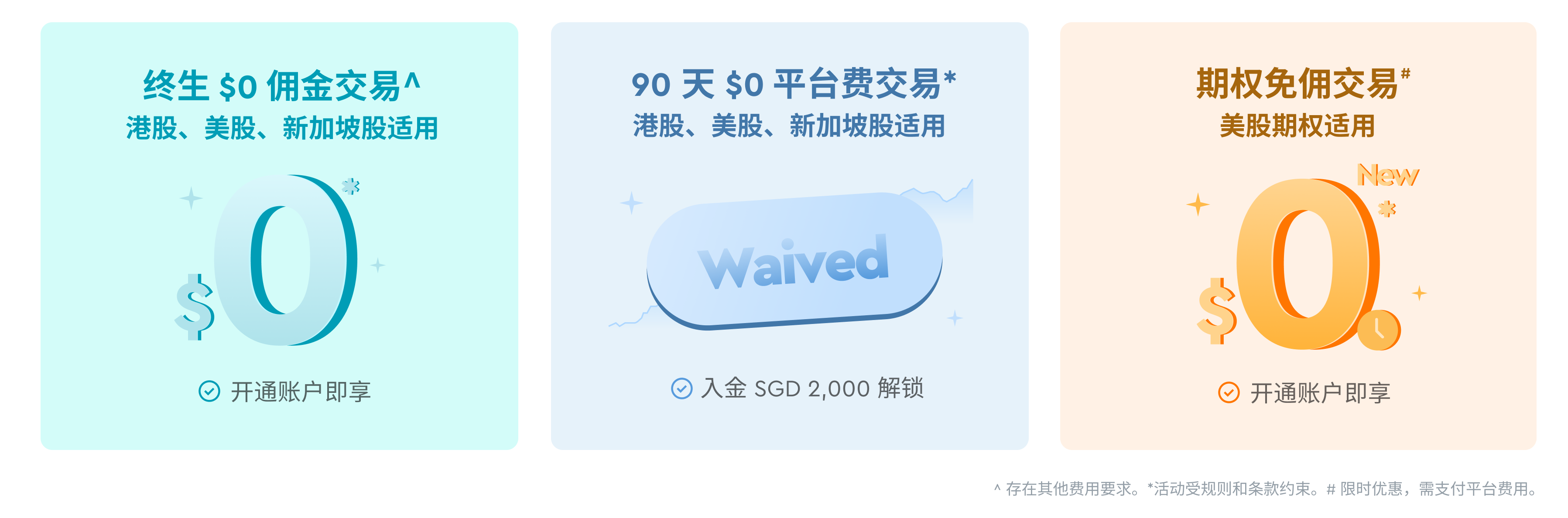 长桥证券（新加坡）：开户入金奖励、推广优惠活动